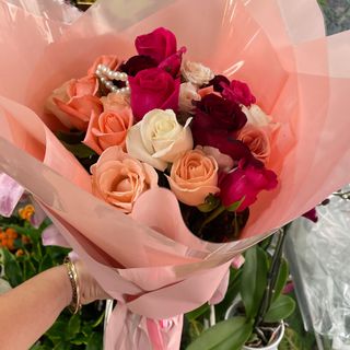 12 roses variées