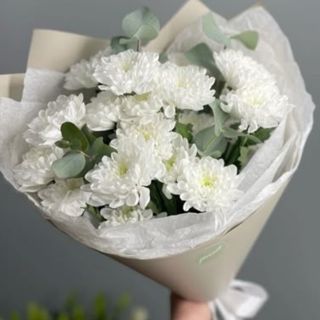 Bouquet de chrysanthème blanc