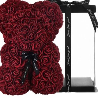 Teddy bear rouge bordeaux