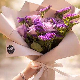 7 roses lilas