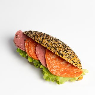 Mix Sesame Bread With Deluxe Charcuterie
