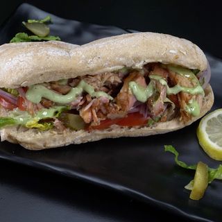 Shawarma Viande pain Ciabatta 