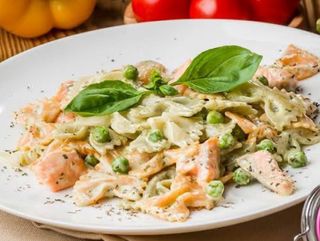 Farfalle au saumon