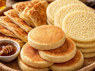 Assortiment Marocain ( 1 Harcha , 1 Rghifa , 1 Baghrir )