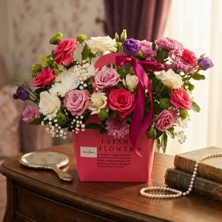 Sac fresh flower pink