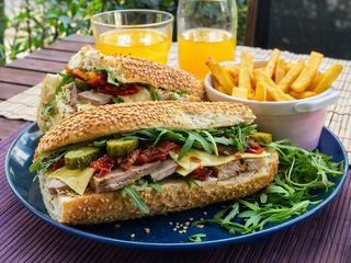 Sandwich canard & frites