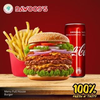 Menu Full House Burger