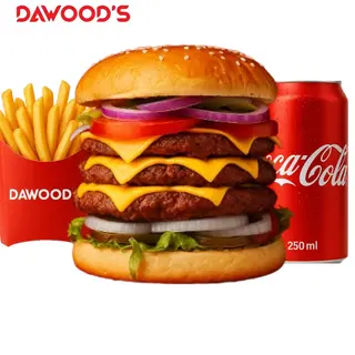 Menu 300 G Triple Big Dawood's