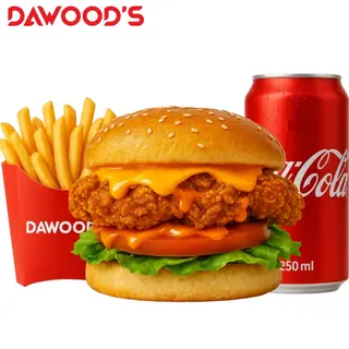 Menu Saracha Mayonnaise Chicken Filet Burger 