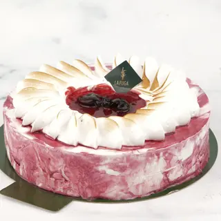Tarte glacée framboise