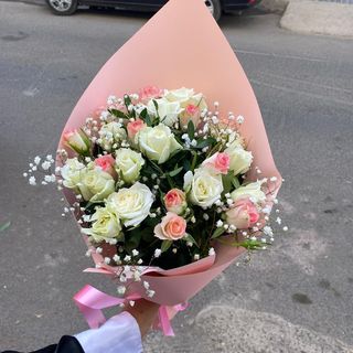 Bouquet de fleur Perle Rose 