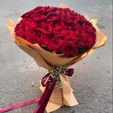 Bouquet d'Amour 100 rose rouge