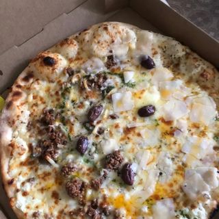 pizza viande hachée grand