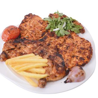 Poulet 1/1 (على الفحم)