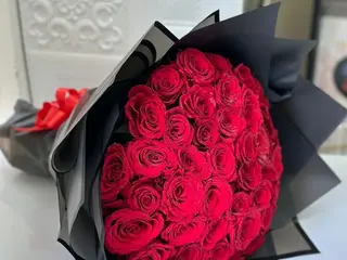 Bouquet 50 fleur rouge