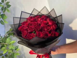 Bouquet 25 fleur rouge