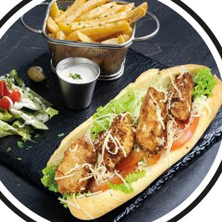 sandwich chicken crispy
