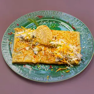 Crêpe au saumon fumée 