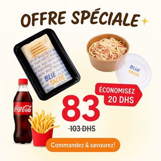 Menu Tacos + Cheesy Fries Basic