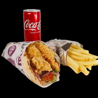 Nan fromage chicken crispy + frite + boisson