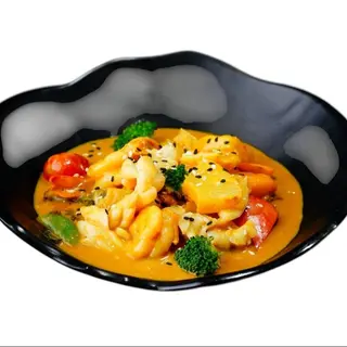 Fruits De Mer Au Curry Spécial