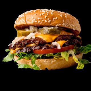 Smash Double Burger Cheese + frites