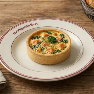 Quiche saumon et épinards