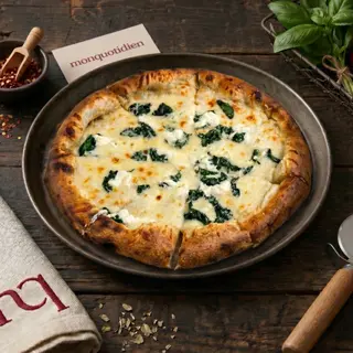 Pizza ricotta & épinards