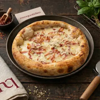 Pizza carbonara