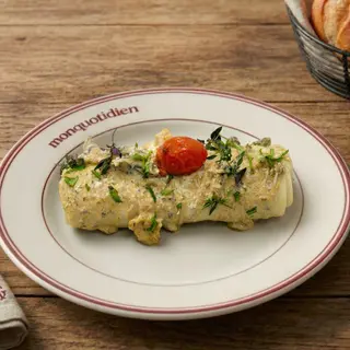 Crêpe poulet champignons