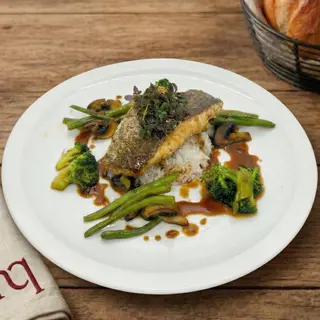 Pavé de merlan sauce teryaki