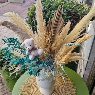 Composition babygirl + nounours