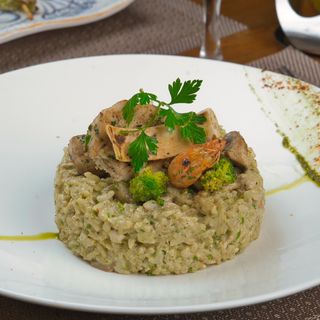 Risotto crémeux Terre & Mer