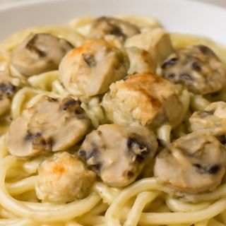 LINGUINI Poulet Sauce Champignons