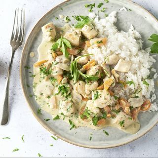 Emince de Poulet aux Champignons