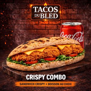 SANDWICH CRISPY + BOISSON AU CHOIX