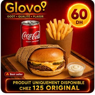 Cheesburger + Boisson