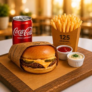 Cheesburger + Boisson