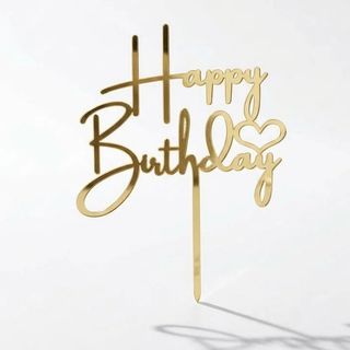 Grand topper « Happy Birthday »