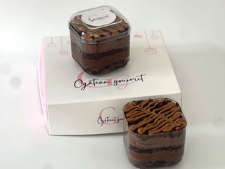 Gâteau individuel Choco- Caramel Fleur de sel