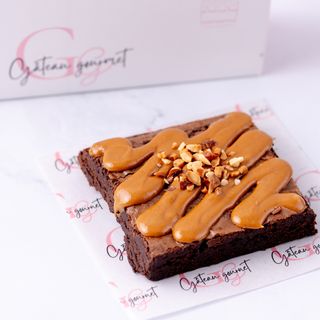 Brownie 1 part Praliné amandes