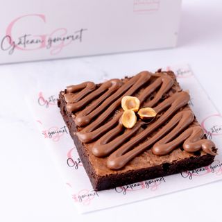 Brownie 1 part Nutella-Noisettes