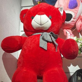 دب احمر جميل وكبير