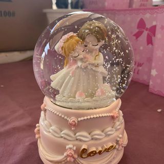 كرة تلج زهرية جداب موسيقيه 