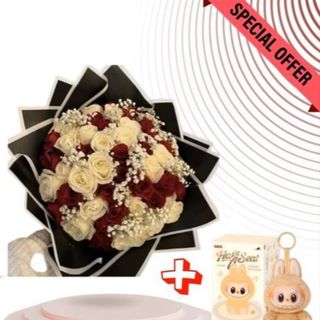 Bouquet de fleurs avec labobo
