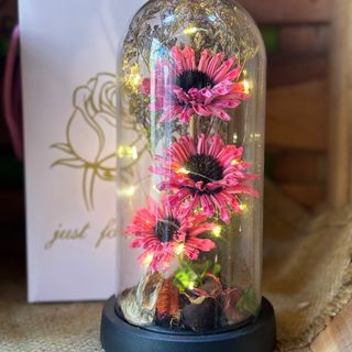 Box fleur artificiel avec Led