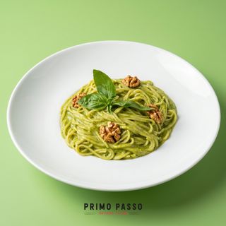 Spaghetti al pesto