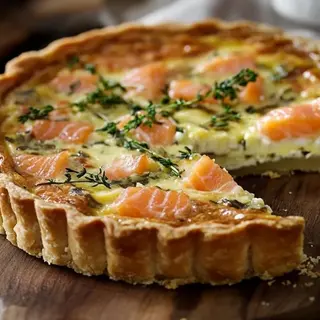 Quiche saumon & épinard