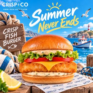 Crisp Fish Burger
