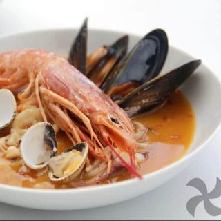 Riz Crémeux Aux Poissons Et Fruits De Mer